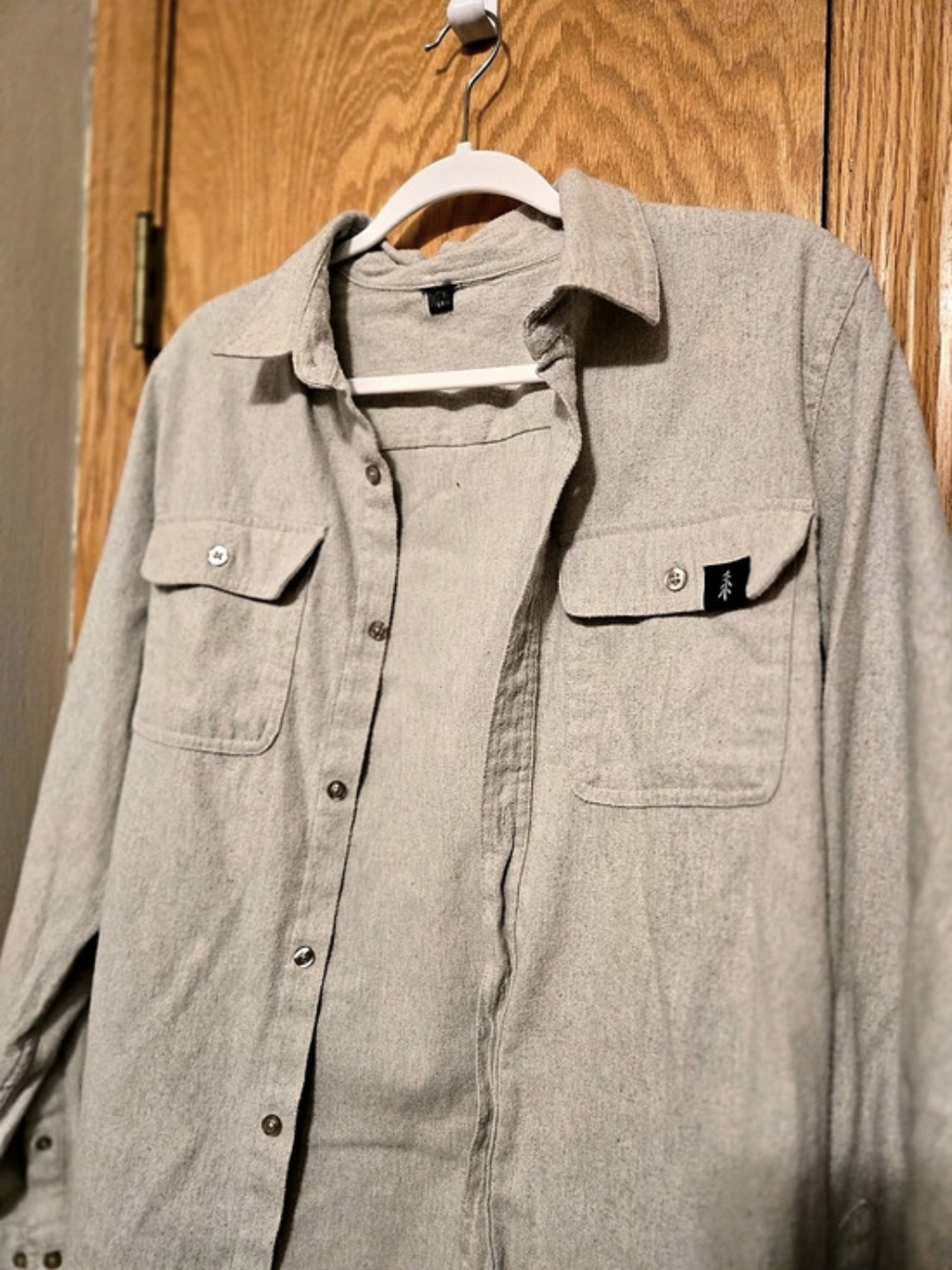 Northern Ties Men's Heather Gray Flannel | Size M | NWOT - Picture 2 of 4